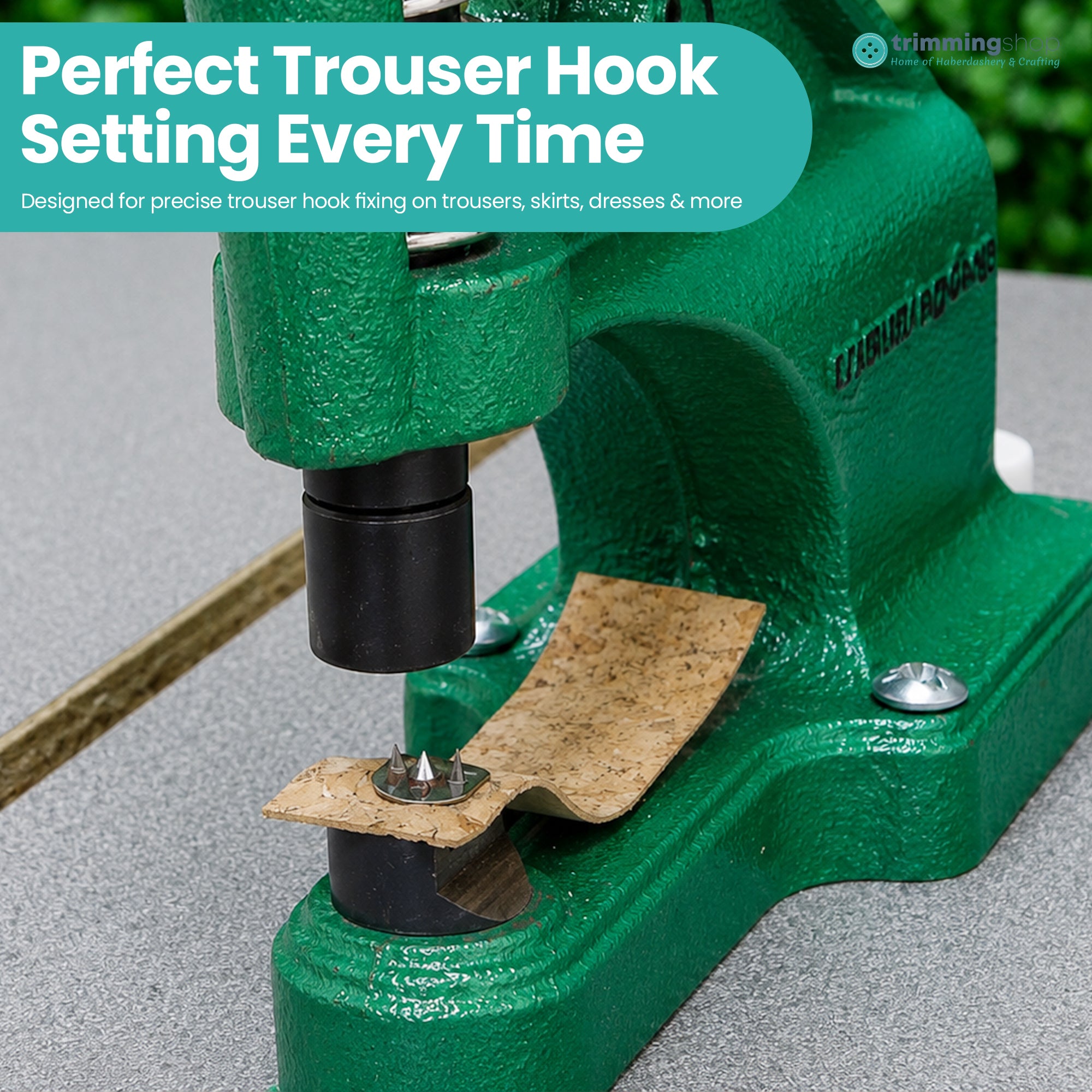 Trouser Hook and Bar Die Set for Green Machine Hand Press