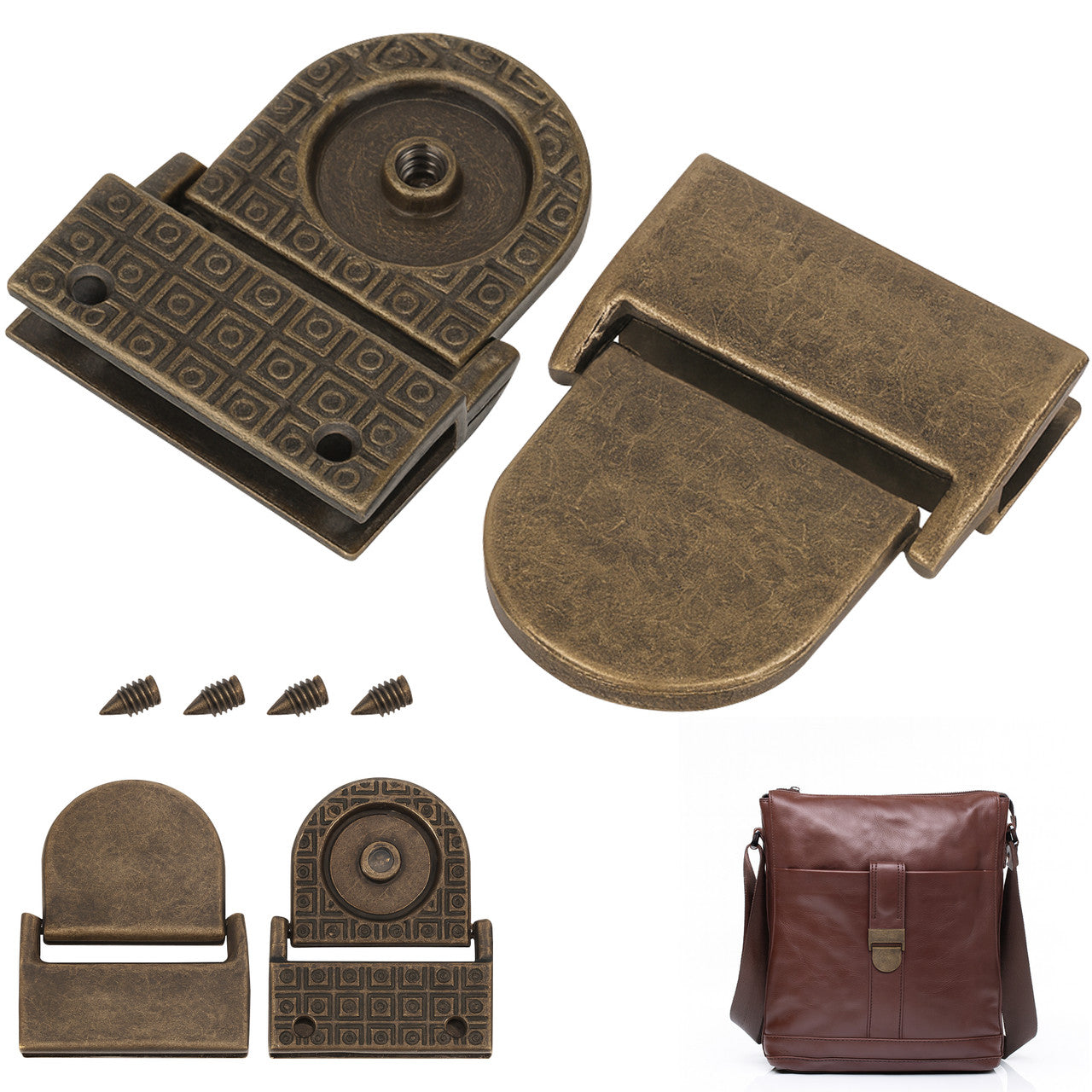 Rectangular Edge Lock Plates