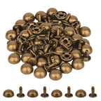Half Round Bag Feet Rivets – Metal Dome Studs 25pc