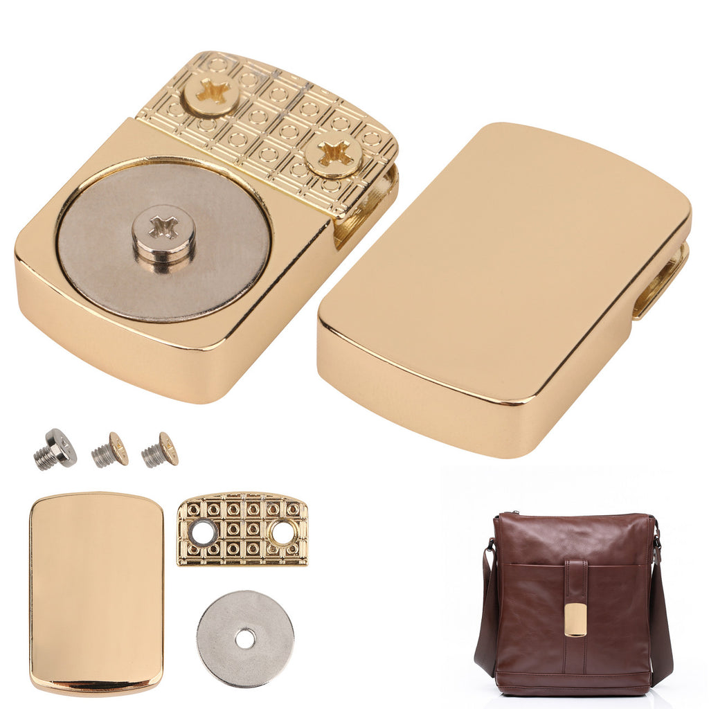 Rectangular Edge Buckle Plates - Gold