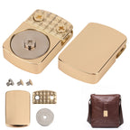 Rectangular Edge Buckle Plates - Gold