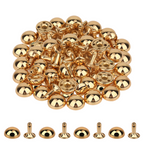 Half Round Bag Feet Rivets – Metal Dome Studs 25pc