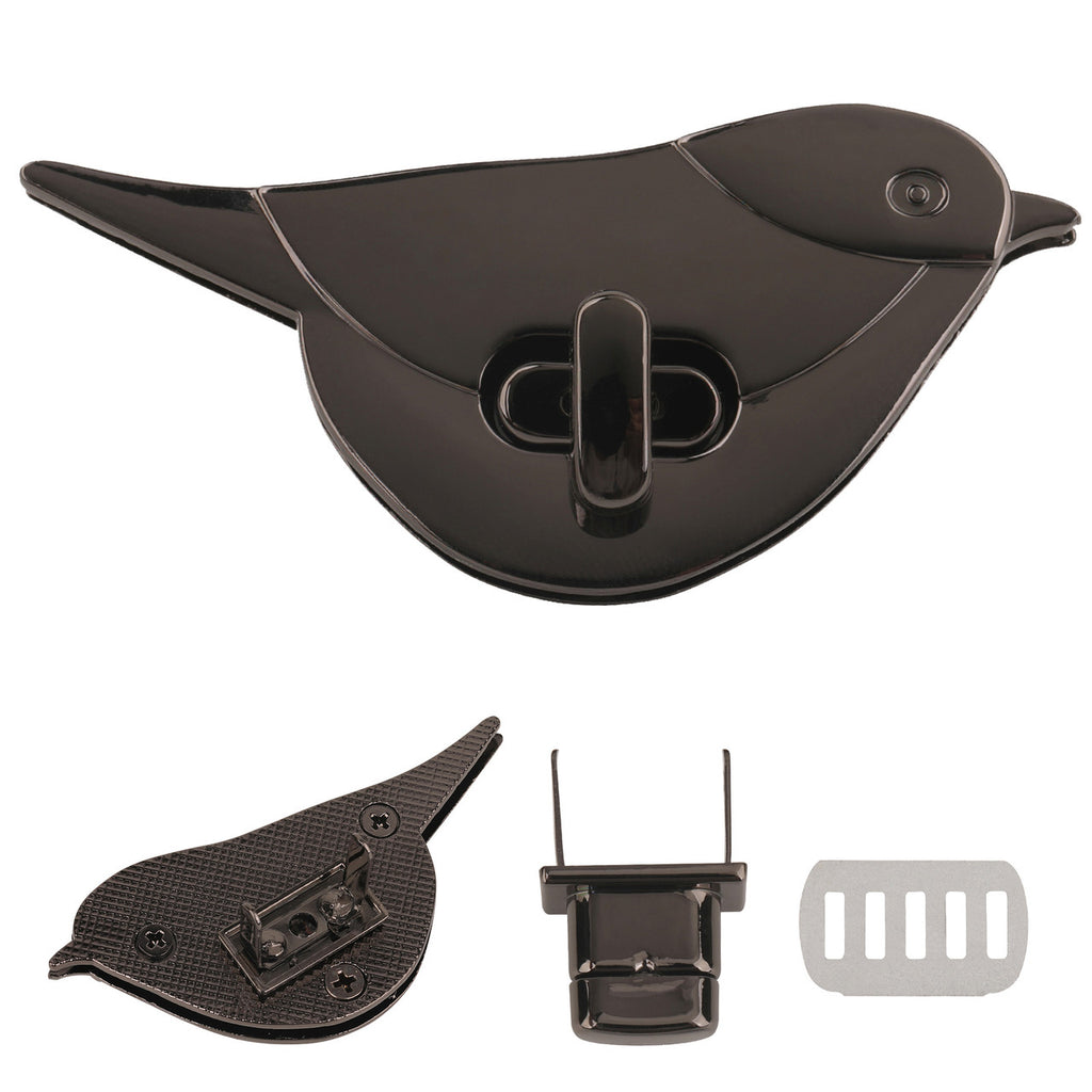 Bird-Shaped Twist Turn Bag Lock
