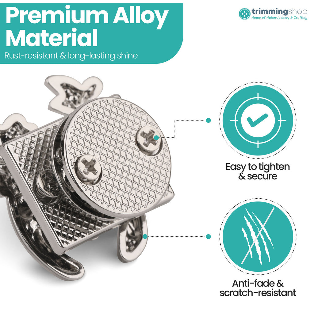 Flower-Shaped Twist Turn Lock