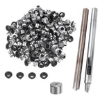 Iron Eyelets with Washers and Hand Tool Set