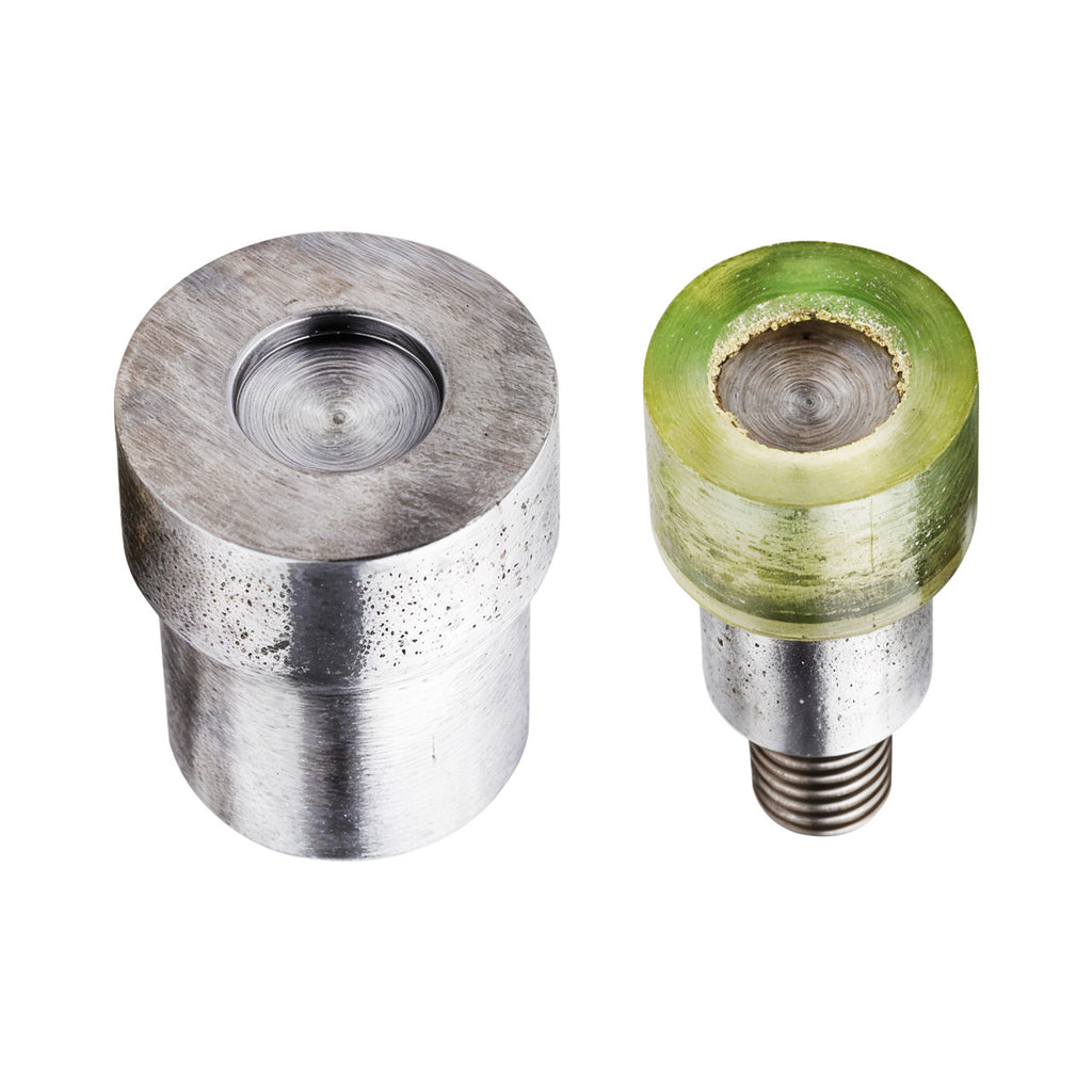 Double Cap Tubular Rivets Die Tool Set for Green Machine Hand Press