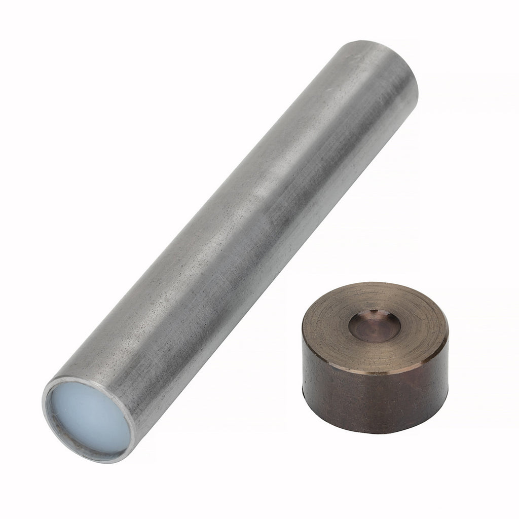 12mm hexagonal bag feet, hand punch tool, and base die