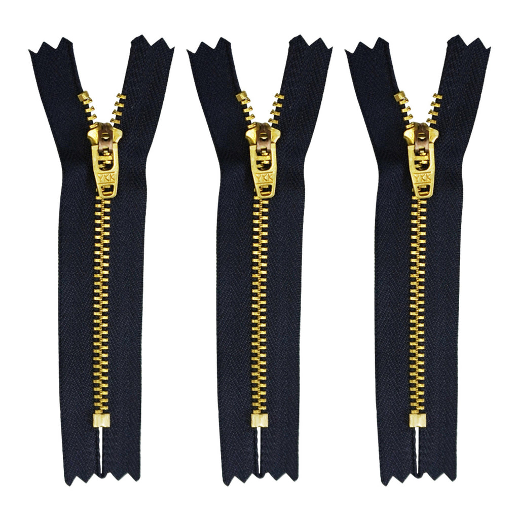 YKK Brass Closed-End Jeans Zip