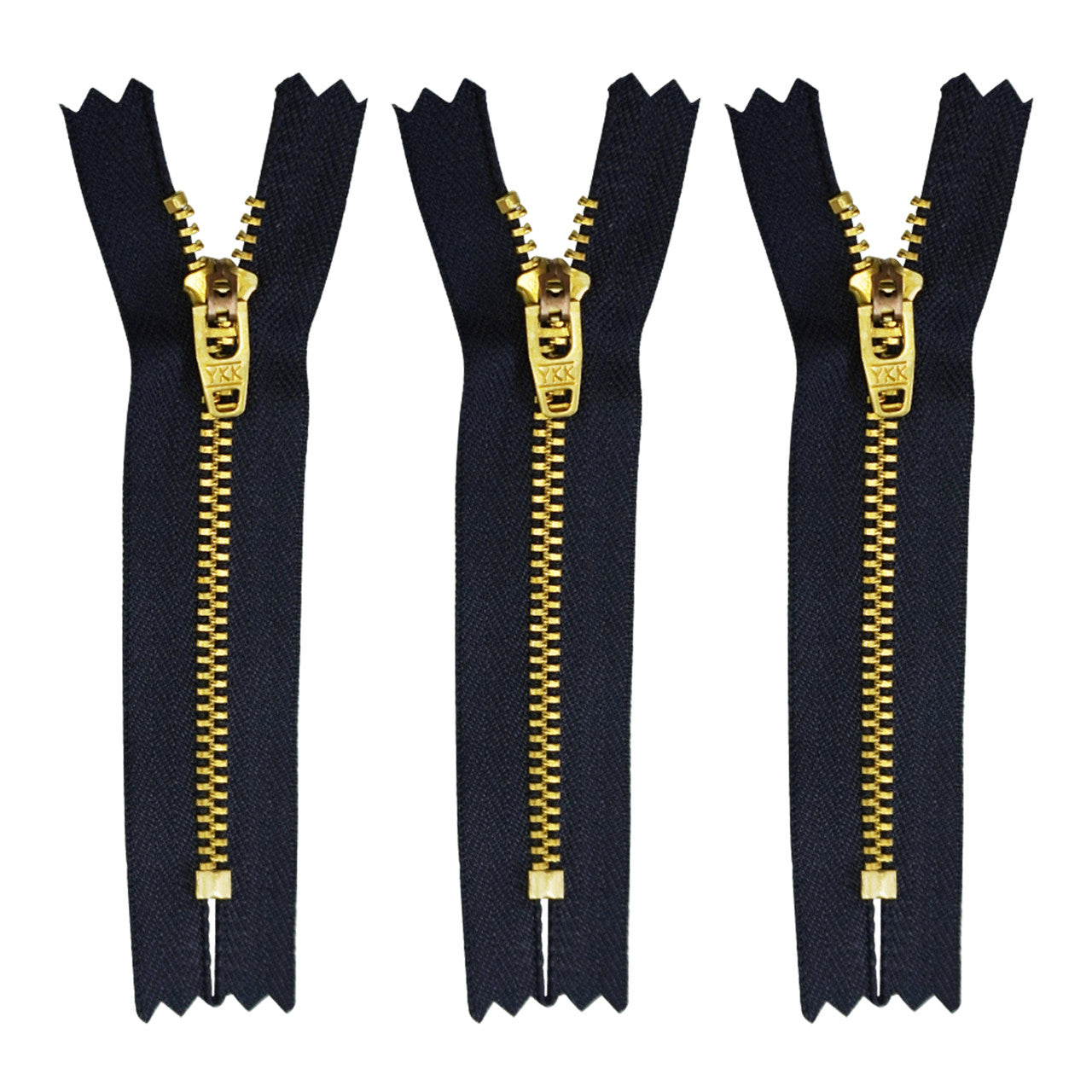 YKK Brass Closed-End Jeans Zip