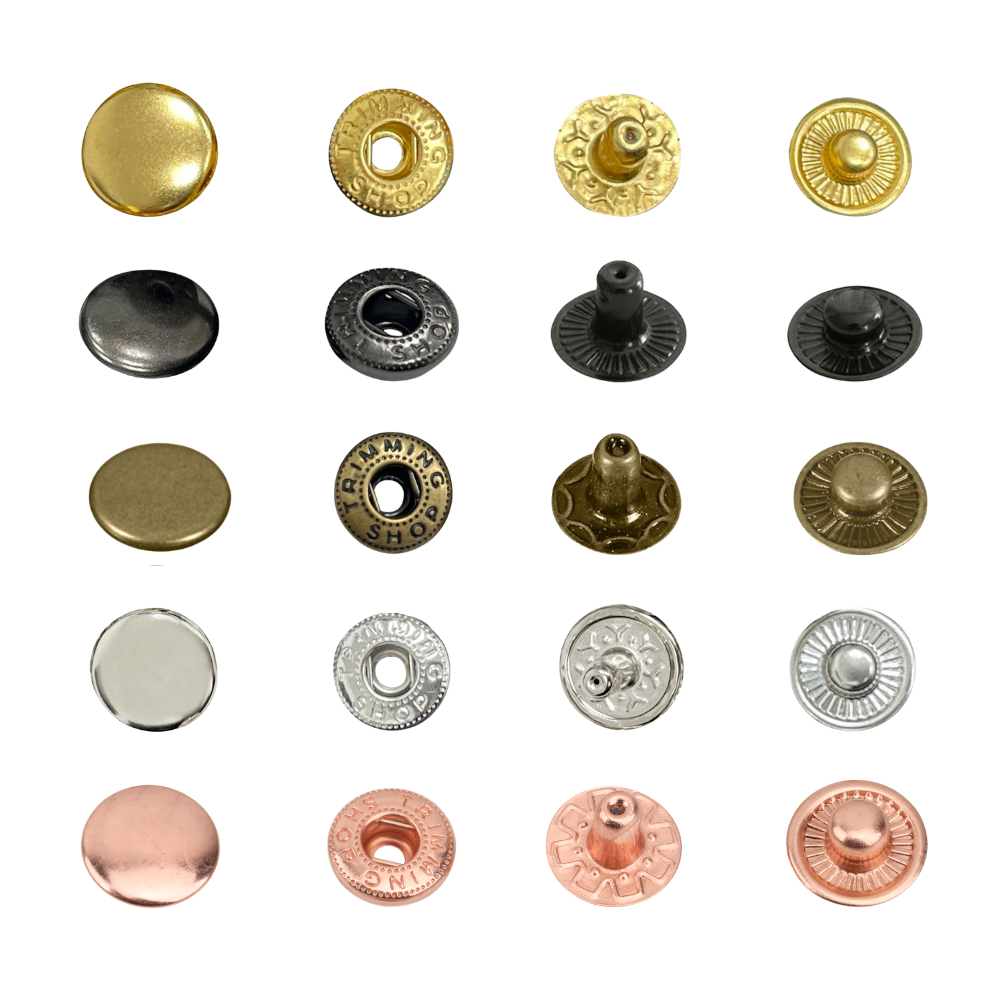 Trimming Shop S Spring Press Studs (pack of 10 sets)