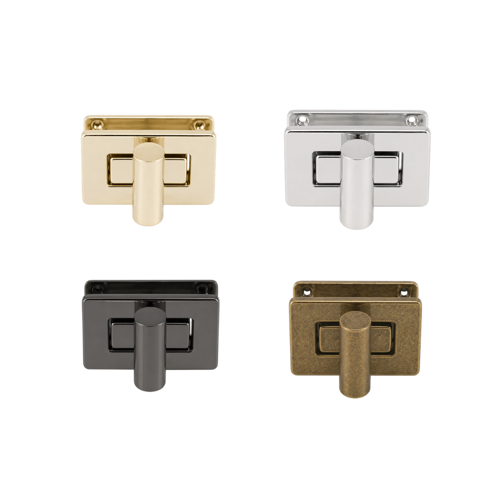 18mm x 30mm Rectangle Twist and Turn Clasp
