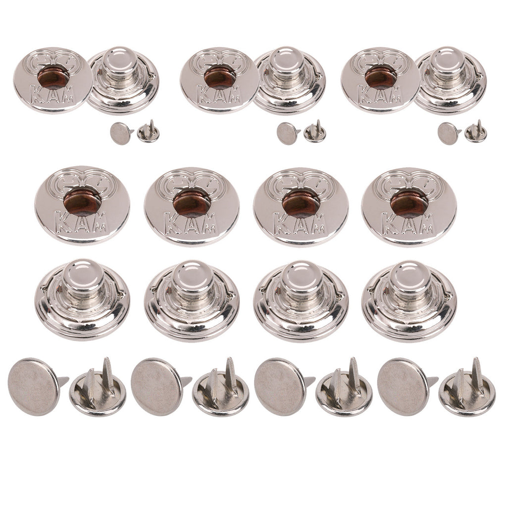 17mm & 20mm KAM Jeans Buttons