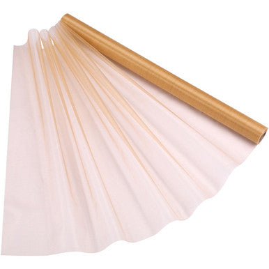 15m x 70cm Organza Roll Champagne