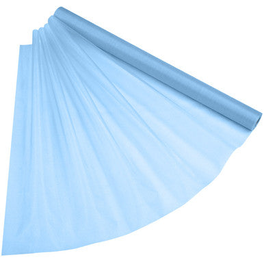 15m x 70cm Organza Roll - Baby Blue