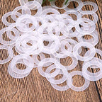 30mm/40mm Clear Plastic Washers ONLY (for Curtain Eyelets)