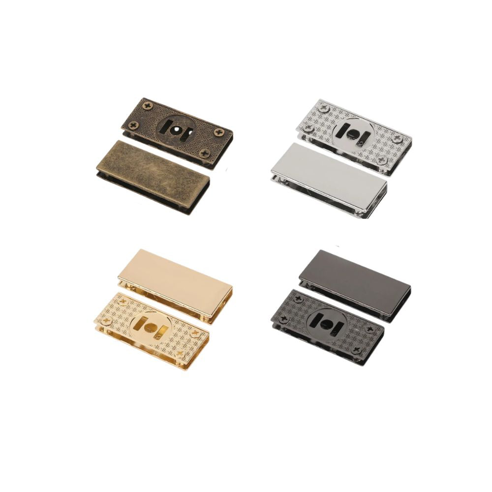 Rectangular Magnetic Edge Clasps (Set of 2)