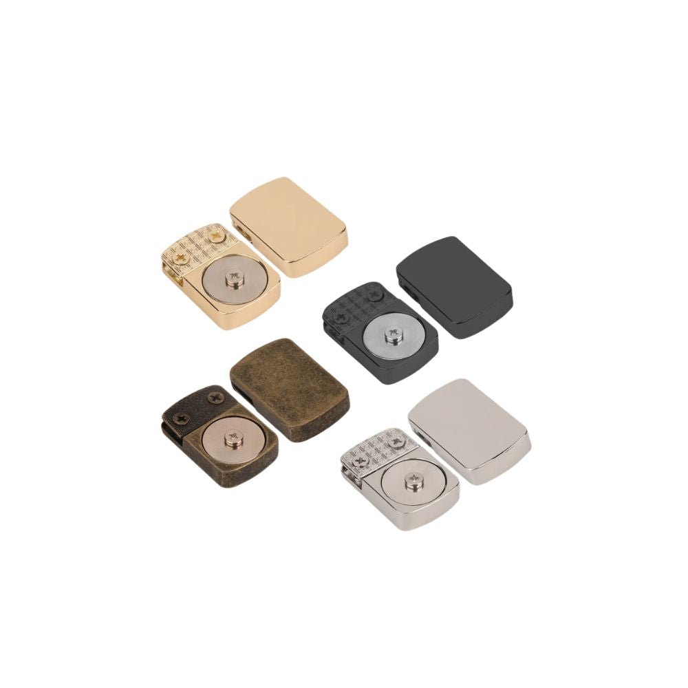 Rectangular Magnetic Edge Buckle Plates (Set of 2)