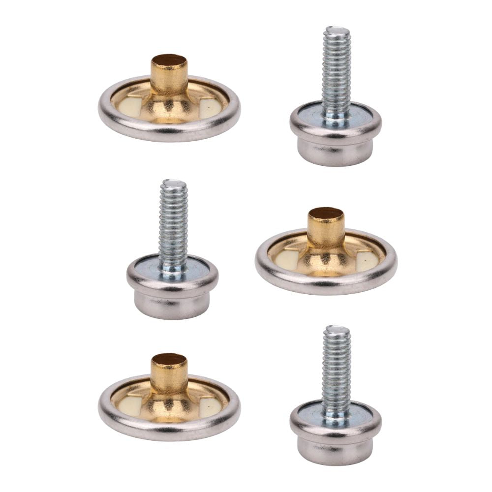 Machine Screw Press Studs - (Pack of 10)