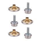 Machine Screw Press Studs - (Pack of 10)