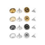 Brass Low Elevation Cone Studs with Base Pin - (Pack of 100)