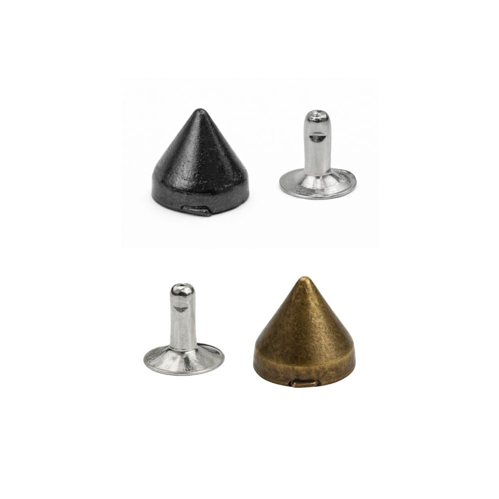 6.5mm Spike Cone Punk Pin Studs (Pack of 100)