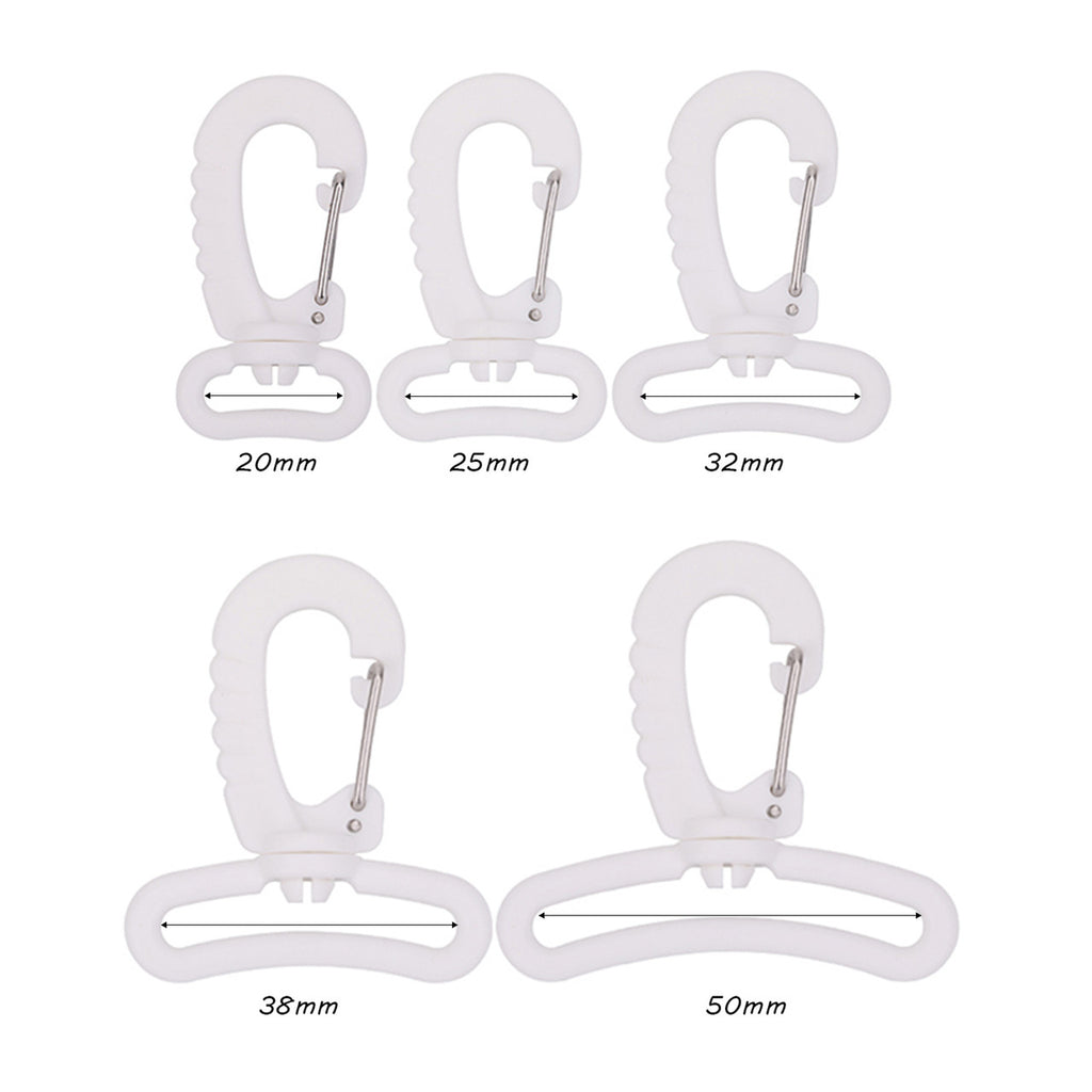 KAM Webbing Plastic Swivel Snap Hook (Pack of 10)