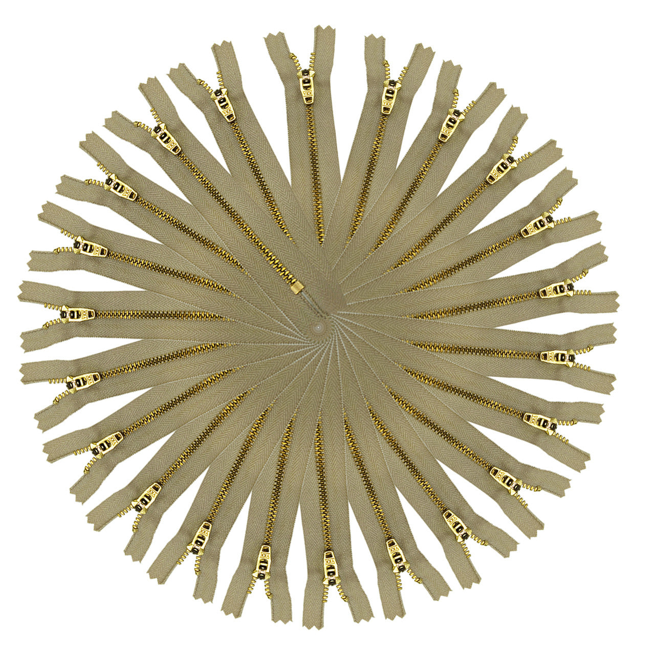 YKK Brass Closed-End Jeans Zip