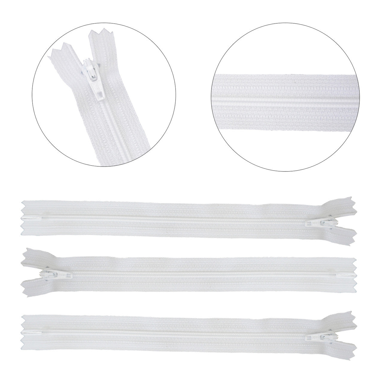 YKK Nylon Medium Weight Closed End Concealed Zip