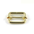 Non-Welded Metal Triglide Slider Buckles (Pack of 2)