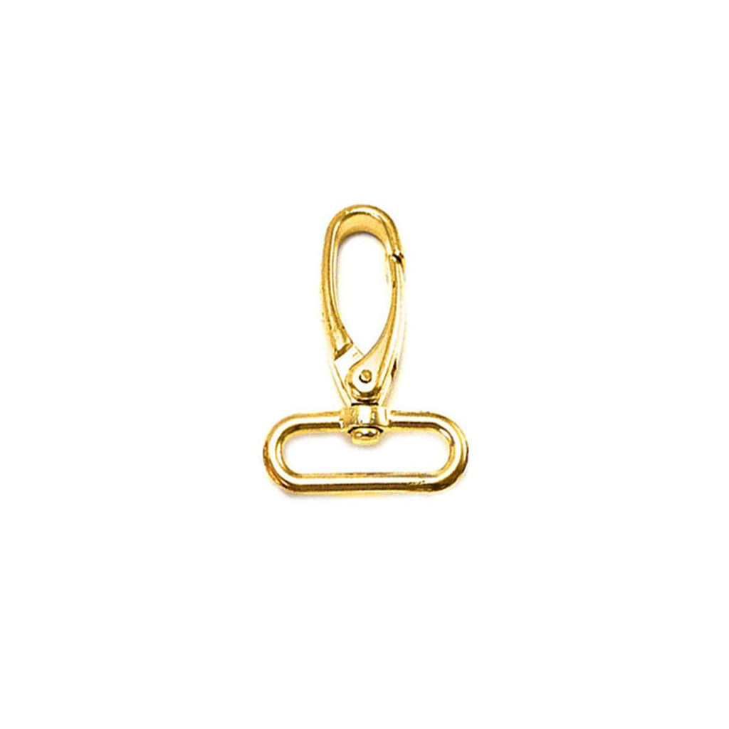 Swivel Clasp Snap Hooks with Rounded Rectangle Ring (Pack of 2)