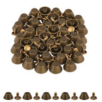 14mm Etched Mushroom Bag Feet Rivets - Pack of 25