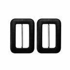50mm PVC Covered Buckle with Bar - (Pack of 2)