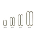 Rounded Triglide Slider Metal Buckle - (Pack of 2)