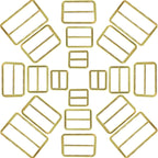 Triglide Slider Metal Buckles - (Pack of 2)