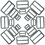 Triglide Slider Metal Buckles - (Pack of 2)