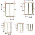 Triglide Slider Metal Buckles - (Pack of 2)