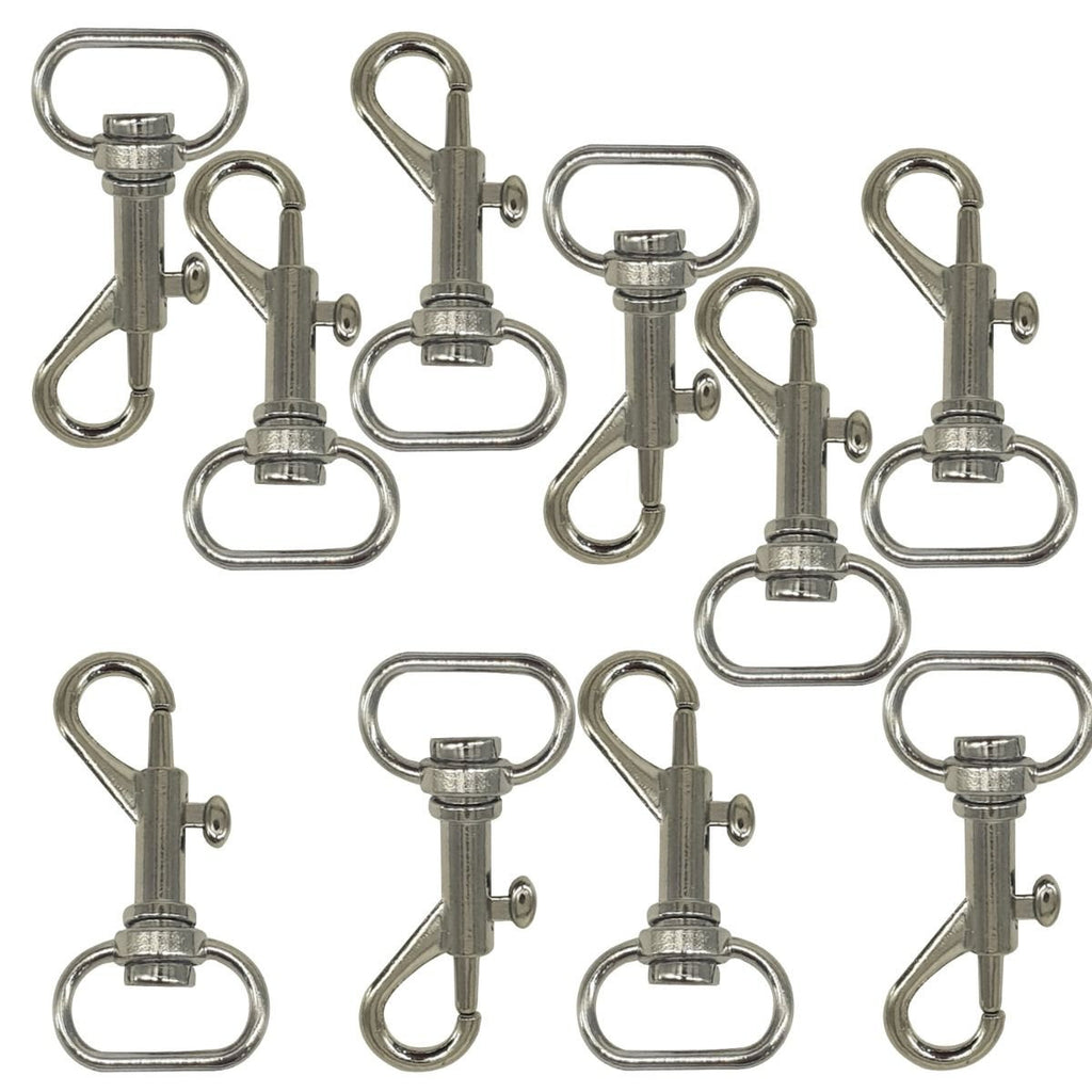 Swivel Lobster Clasp with D-Ring - (Pack of 1)