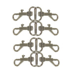 Swivel Lobster Clasp with D-Ring - (Pack of 1)