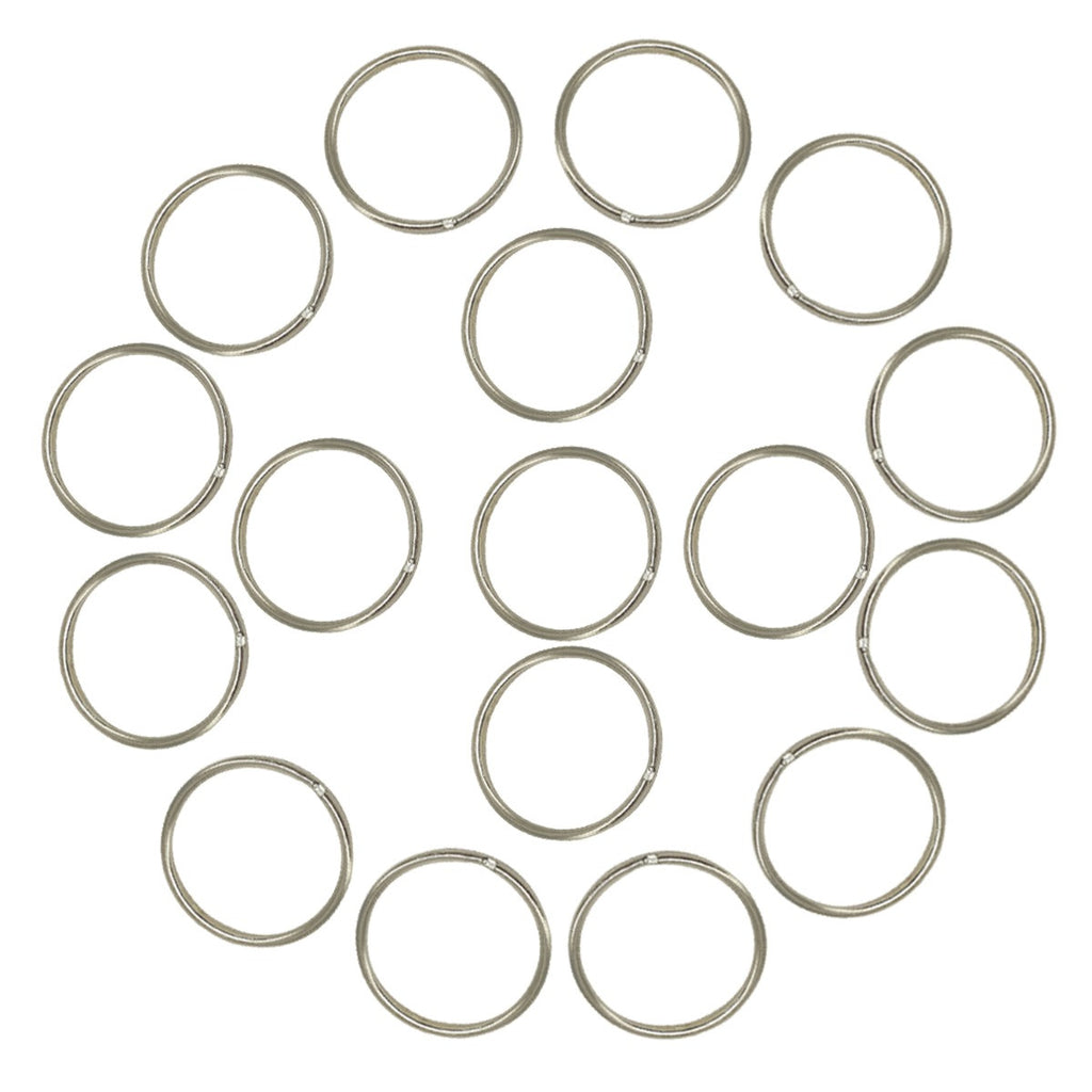 Round Metal Keyring Ring - (Pack of 1)