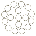 Round Metal Keyring Ring - (Pack of 1)