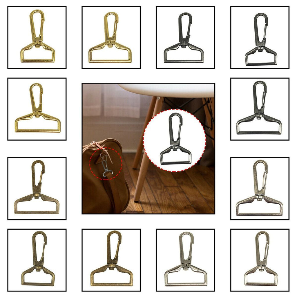 Swivel Lobster Clasp Snap Hook with Square D-Ring (Pack of 1)