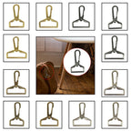 Swivel Lobster Clasp Snap Hook with Square D-Ring (Pack of 1)