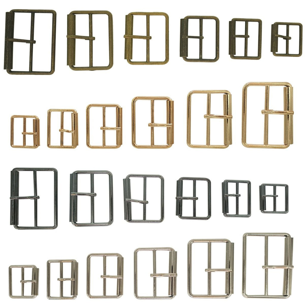 Metal Single Pin Roller Buckles - (Pack of 2)