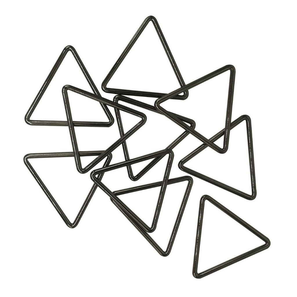 Welded Metal Triangle Rings - (Pack of 2)