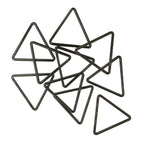 Welded Metal Triangle Rings - (Pack of 2)