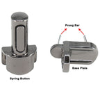 33mm x 19mm Metal Tuck Lock Clasp - (Pack of 1)