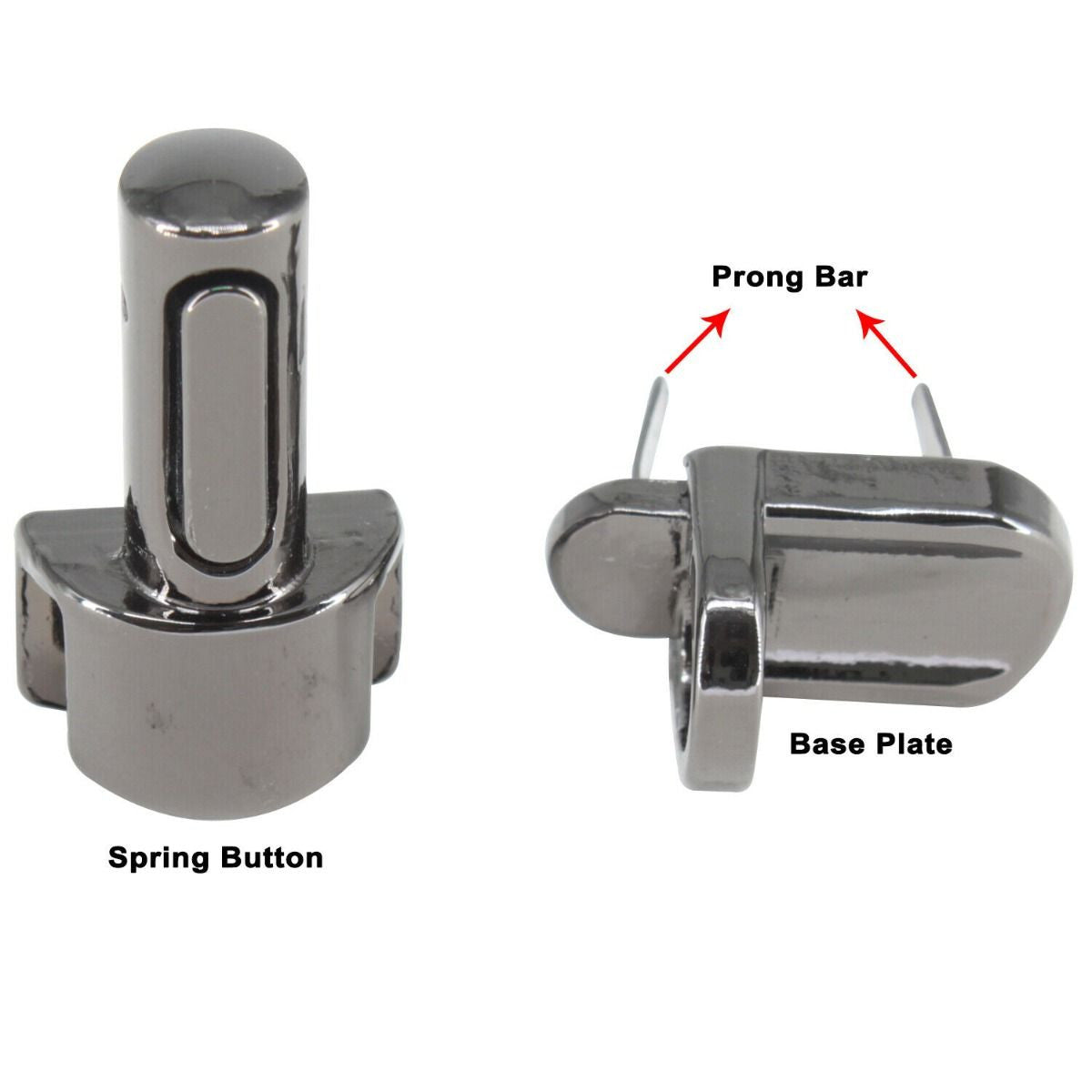 33mm x 19mm Metal Tuck Lock Clasp - (Pack of 1)