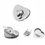 24mm Heart Twist and Turn Clasp - (Pack of 1)