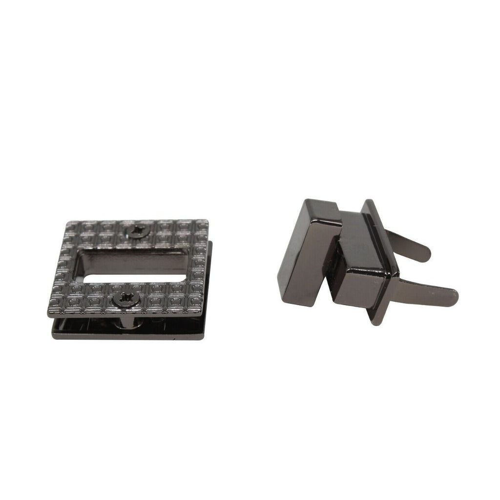 25mm Square Twist and Turn Clasp - (Pack of 1)