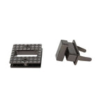 25mm Square Twist and Turn Clasp - (Pack of 1)